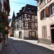 Quelques ruelles de l'ancien bourg sont pavées