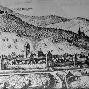 Reconstitution de Dambach en 1663 (gravure de Mérian)
