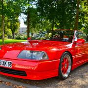 Renault Alpine GTA fabriquée de 1984 à 1991, moteurs V6 de 180 à 210 cv