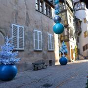 Rue des Marchands, au fond la maison Pfister