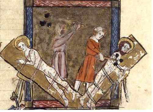 SAint Gervais et saint Protais furent martyrisés à Milan par un général de Néron