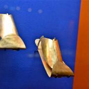 Sandales d'or du pharaon Pousennès 1er-XXI° dynastie