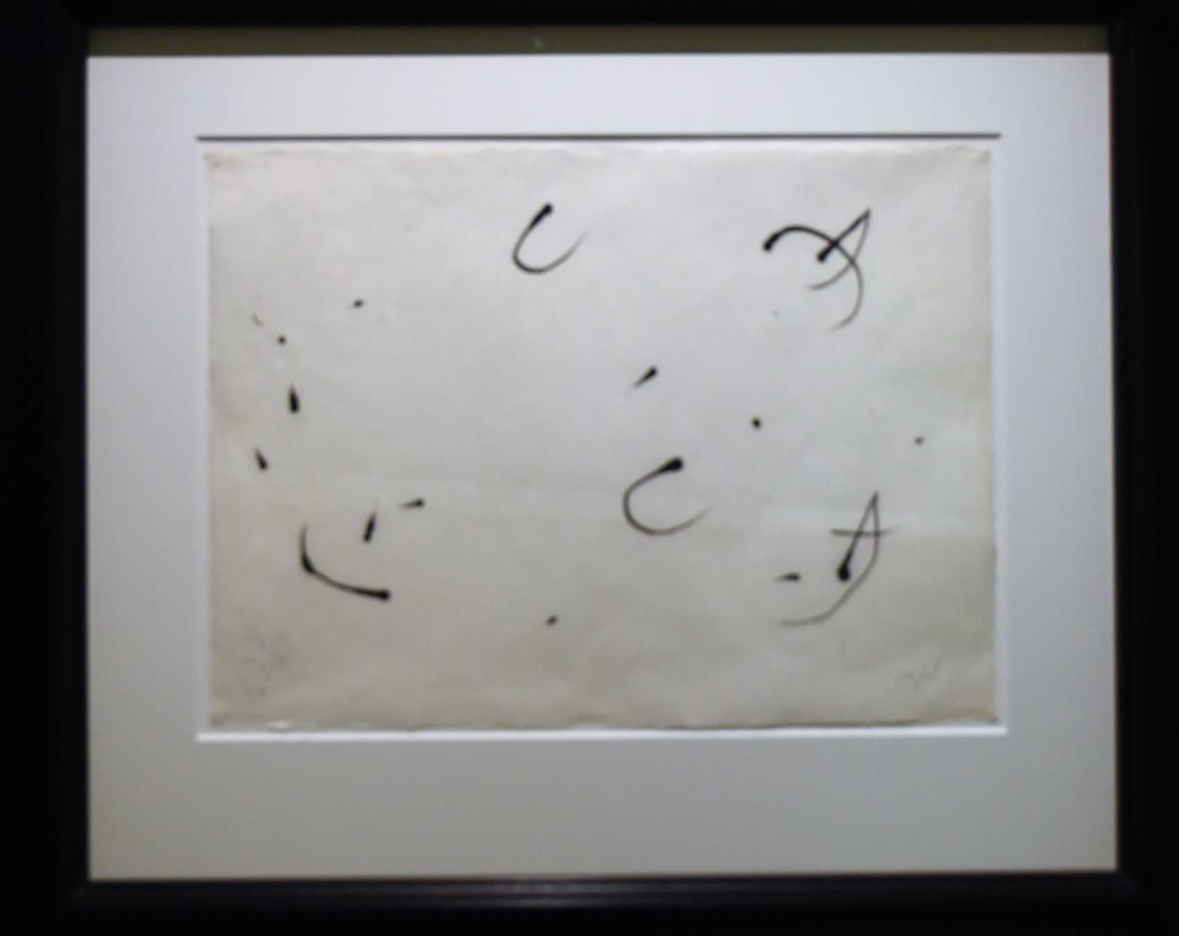 Sans titre 21 1966 encre de chine sur papier japon 46x62 cm