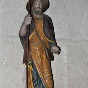 Sculpture polychrome de Saint Jacques le Majeur