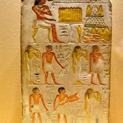Séhetepib et sa famille-Calcaire peint-XII° dynastie