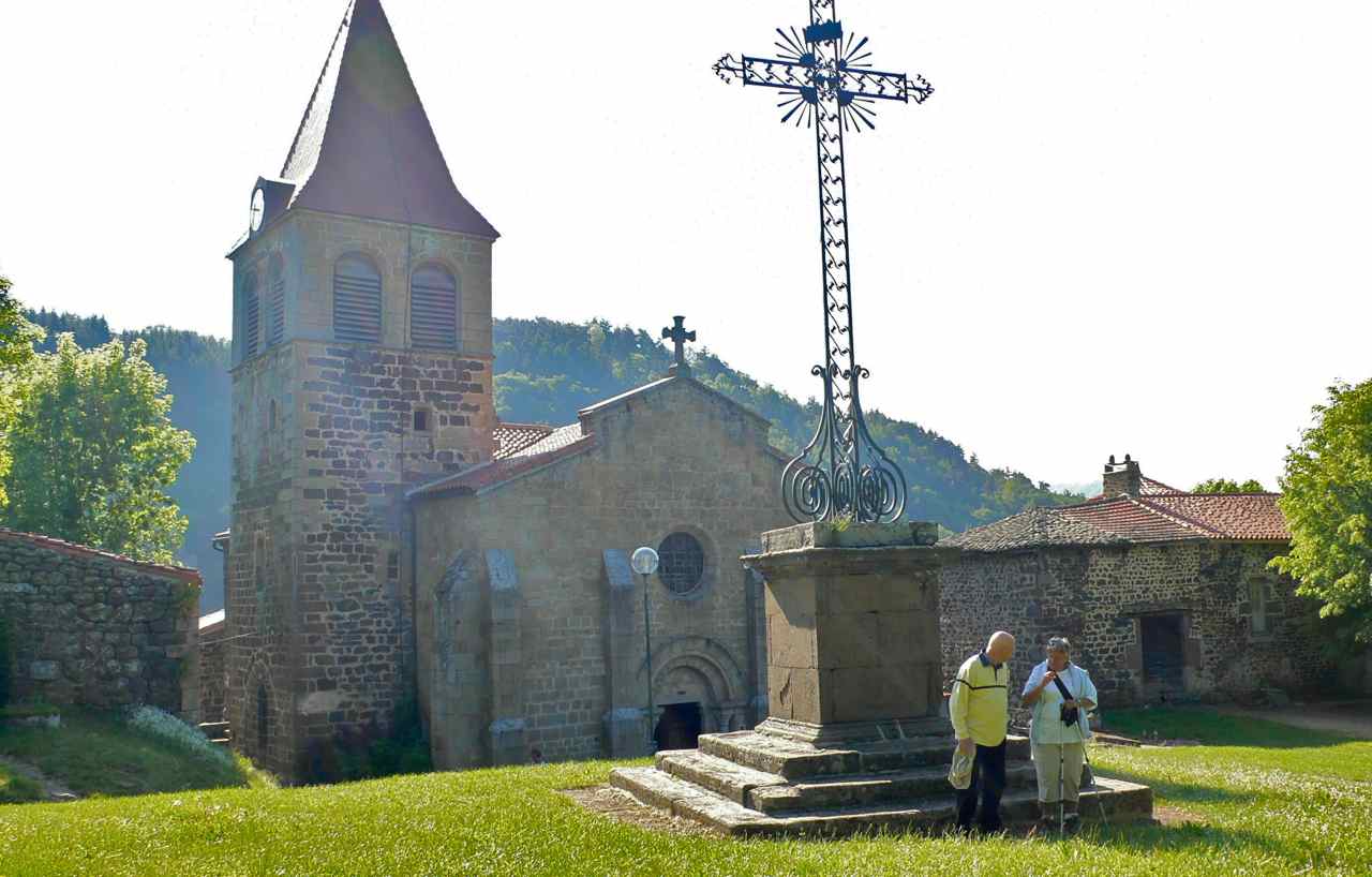 St Privat d'Allier, le Prieuré de 1046 qui dépendait de la Chaise-Dieu