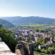 Staufen et la Forêt Noire vus depuis le château-fort