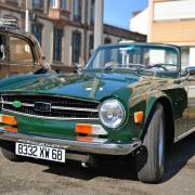 Triumph TR6 Puissance 150cv-Vitesse 194 km:h-Poids 1130kg