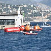 Un embouteillage à la sortie du port