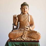 Vajrasana position du diamant et geste de l'argumentation