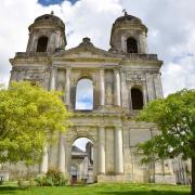 Vestiges de l'abbatiale datant de 1741