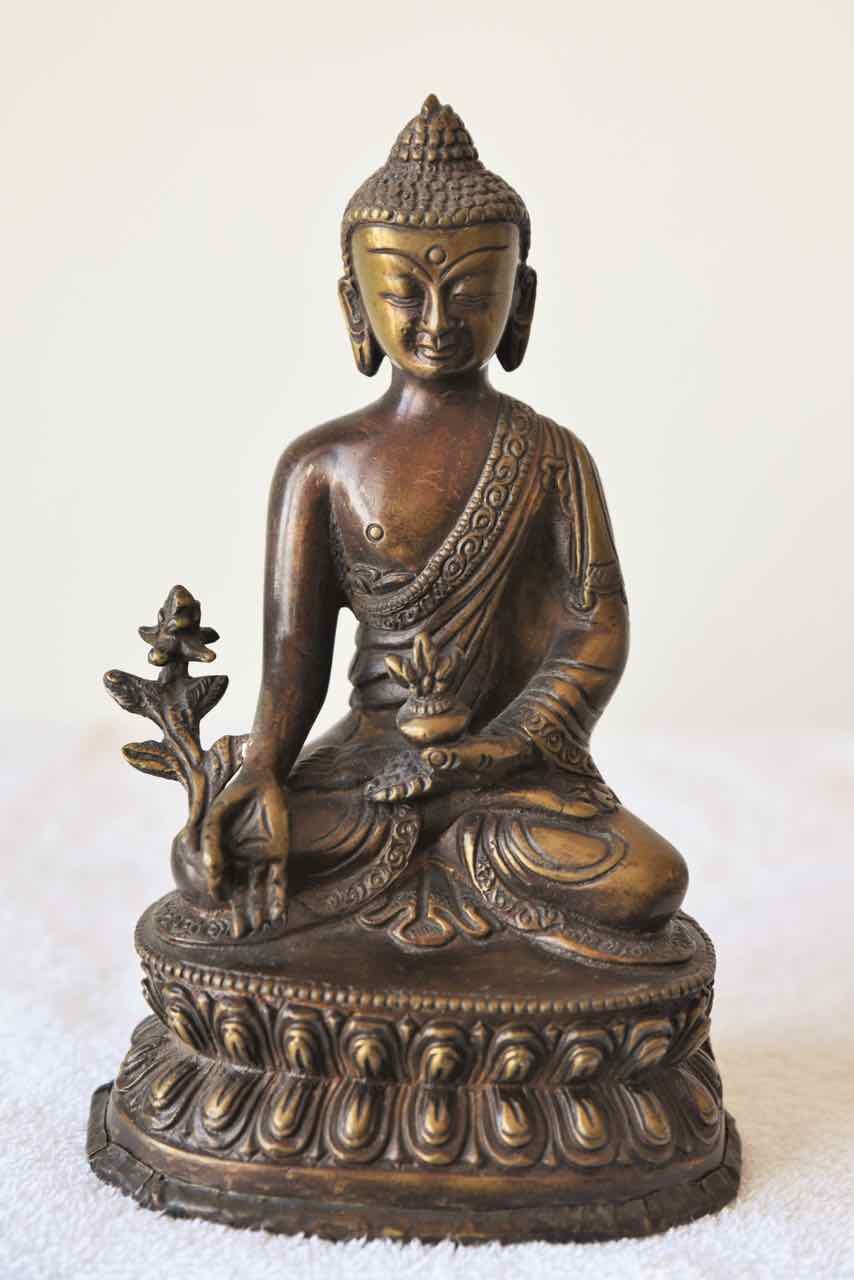 Vitakarta la main vers le bas indique l'intégration de la sagesse et de la spiritualité