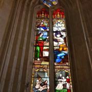 Vitrail de l chapelle rayonnante Notre-Dame-de-Lourdes 