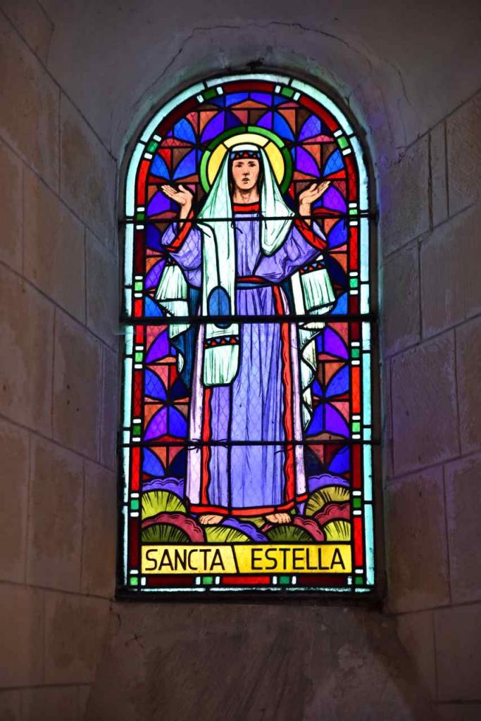 Vitrail de sainte Estelle