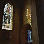 Vitraux du transept et du bas-côté Sud